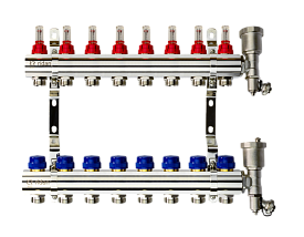 FHF-8F set коллектор+кроншт+торц.секция